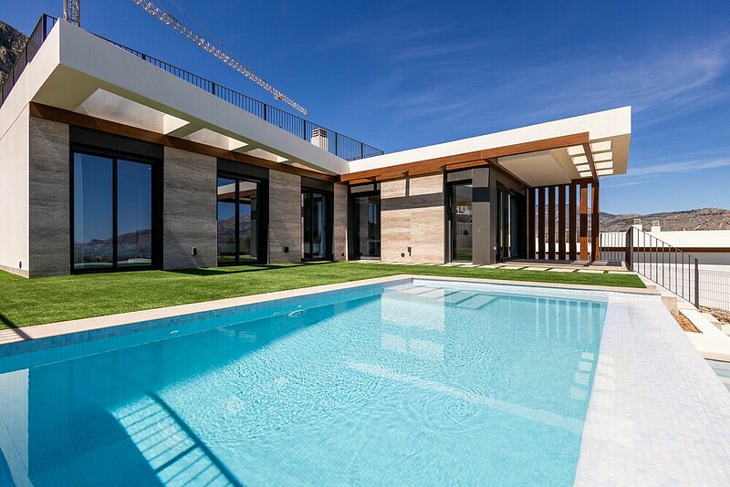 Modern Detached Villas with Sea and Mountain Views in Polop