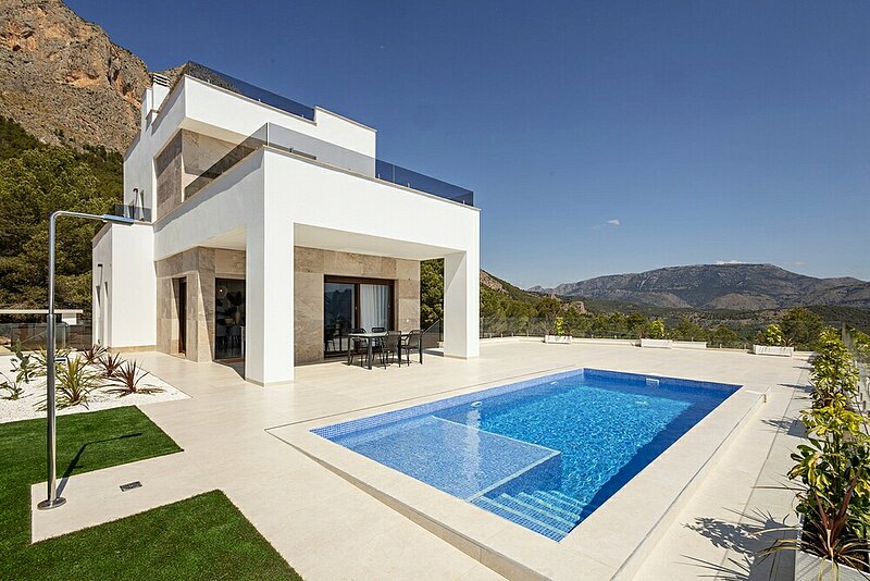 3-Bedroom Detached Villa in Polop - Spectacular Views