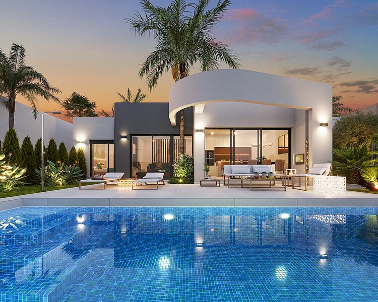 Luxury 3 Bed Beach And Golf Frontline Villa