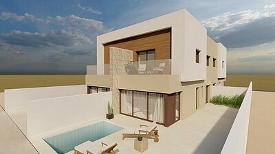 Exclusive 3-Bedroom Quad Villas in Santiago de la Ribera
