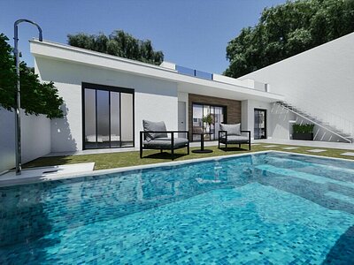 Luxury 3-Bed Single-Level Villa with Private Pool in Torre-Pacheco