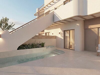 Modern 2-Bed Bungalows with Private Pool in Pilar de la Horadada